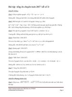 Bài tập  tổng ôn chuyên toán _LUYỆN THI THPTQG2018 TRÊN CÁC WEB HỌC ONLINE