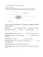 Tiếng anh chuyên ngành 1   ngành kế toán, hệ đại học chính quy 