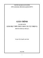 Bài giảng giáo dục thể chất 5 đá cầu tự chọn 2 