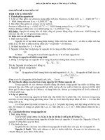 BÀI TẬP HÓA HỌC LỚP 10 (CẢ NĂM)