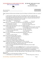 Địa MÃ ĐỀ 04   Ôn THPT Quốc gia 2017