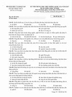 Đề thi môn GDCD năm 2017 có đáp án mã đề 302