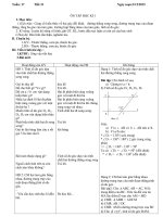 Giáo án hình học 7 tuần từ 17 