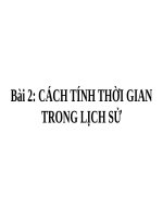cách tính thời gian trong lịch sử   lịch sử 6 (6) 