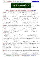 03 toa do khong gian   de 03 _Ôn thi thpt quốc gia môn toán 2018