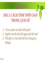 cách tính thời gian trong lịch sử   lịch sử 6 (7) 