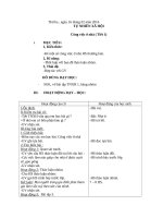 giáo án tự nhiên xã hội  bai 13 cong viec o nha 