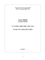 Giáo trình tư tưởng triết học việt nam 