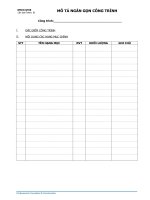 BM03 QT08 chuan bi mo ta ngan gon cong trinh 