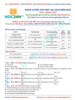 BÀI TẬP AMINO AXIT_LUYỆN THI THPTQG2018 TRÊN CÁC WEB HỌC ONLINE