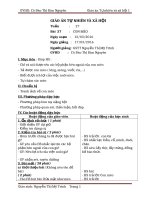 giáo án tự nhiên xã hội  bai 27 con meo 