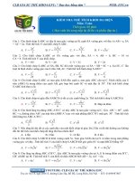 Bài kiểm tra thể tích khối đa diện