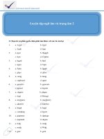 Luyện tập ngữ âm và trọng âm 2   _LUYỆN THI THPT QUỐC GIA 2018 TRÊN CÁC WEB HỌC ONLINE