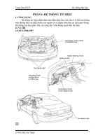 HỆ THỐNG BÀI TẬP, HỆ THỐNG tín HIỆU trên ô tô