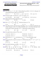 Đề thi thử THPT quốc gia 2017 môn toán trường THPT chuyên lê hồng phong   nam định lần 2 