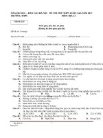 ĐỀ THI THỬ THPTQG 2017(LẦN 2) ĐỊA