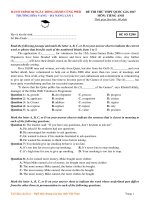 Anh 52 đề   Ôn THPT Quốc gia 2017