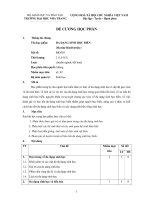 BIO503, đề cương học phần ths CNSH, đa dạng sinh học biển 