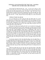 Bài dự thi tìm hiểu mối quan hệ đăc biệt Việt Nam  Lào