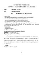 giáo án sinh lớp 9 HKI  2016 