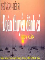 Bài Giảng Đoàn Thuyền Đánh Cá