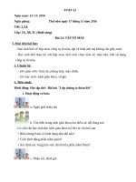 Giáo án tin học lớp 3 theo VNEN tuần 12 