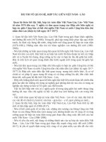 BÀI DỰ THI KỶ NIỆM QUAN HỆ VIÊTLÀO