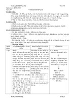 giáo án đại số 7 chương thống kê  on tap chuong III 