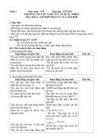 giáo án số học 6 tiết 11,2,3 chương trình vnen