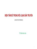 ĐIỆN tâm đồ TRONG rối LOẠN dẫn TRUYỀN