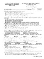 ĐỀ 02  _ĐỀ THI THỬ THPT QUỐC GIA 2017 MÔN GDCD THPT ĐỨC THỌHÀ TĨNH