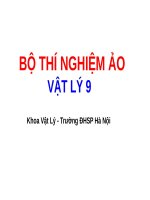 BỘ THÍ NGHIỆM ẢO (VẬT LÝ 9)