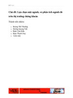 Báo cáo phân tích ngành dầu khí 