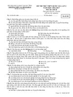 ĐỀ 05  _ĐỀ THI THỬ THPT QUỐC GIA 2017 MÔN GDCD THPT ĐỨC THỌHÀ TĨNH