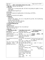 giáo án hoá học lớp 8 tuần 26 