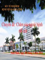 Chuyên đề: Chăm sóc người bệnh nội tiết