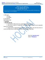 Tài liệu bài giảng: Rung xa nu P0_Văn thpt quốc gia 2018