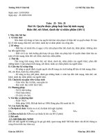 giáo án giáo dục công dân 6  tuần  28 