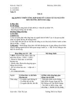 Bài soạn địa lí 9 tuần 31 