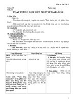 giáo án ngữ văn lớp 6  tuần 17 