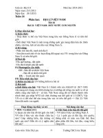 Bài soạn địa lí 8 tuần 24 