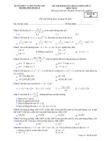 Đề thi thử THPT quốc gia 2017 môn toán trường THPT mỹ đức B  hà nội