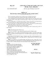 Quy chuẩn kỹ thuật quốc gia đối với thuốc lá điếu