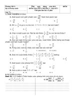 giáo án đại số 7 chương 1 