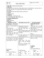 giáo án hoá học lớp 8 tuần 27 