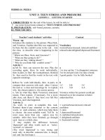 giáo án tiết anh 9 chương trình thí điểm unit 3 và 5