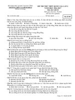 ĐỀ 09  _ĐỀ THI THỬ THPT QUỐC GIA 2017 MÔN GDCD THPT ĐỨC THỌHÀ TĨNH: 