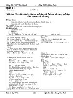 giáo án đại số 8  tuần  5 