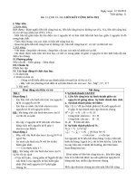 Giao án Hóa 10 liên kết CHT ( tiết 23, 24)