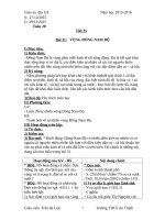 Bài soạn địa lí 9 tuần 20 